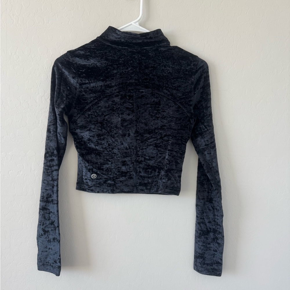 lululemon all aligned velvet mock neck